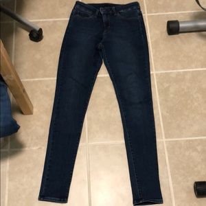 Uniqlo High Rise Skinny Jeans Size 26x32
